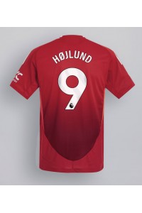 Fotbalové Dres Manchester United Rasmus Hojlund #9 Domácí Oblečení 2024-25 Krátký Rukáv